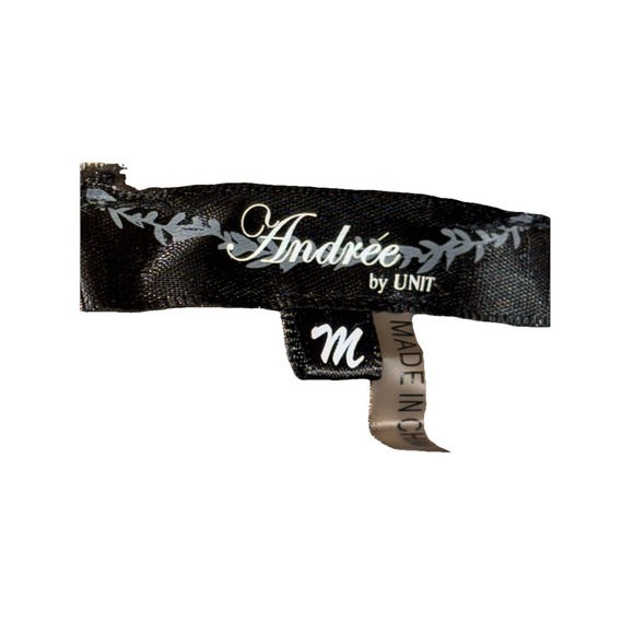 andree Romantic embroidered top women's m Velvet Bohemian Fairycore Goblincore - Picture 6 of 8